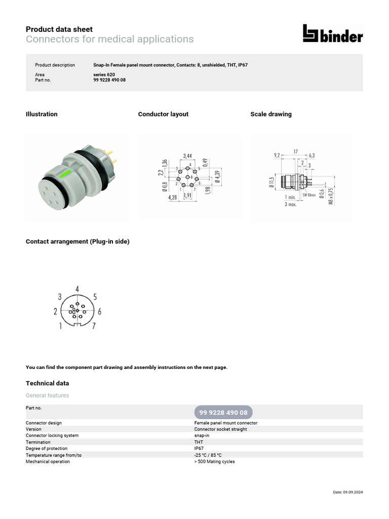99_9228_490_08 | PDF | Electrical Connector | Electronics