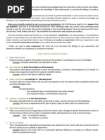 NEA1 Food Investigation Task Guide | PDF | Experiment | Hypothesis