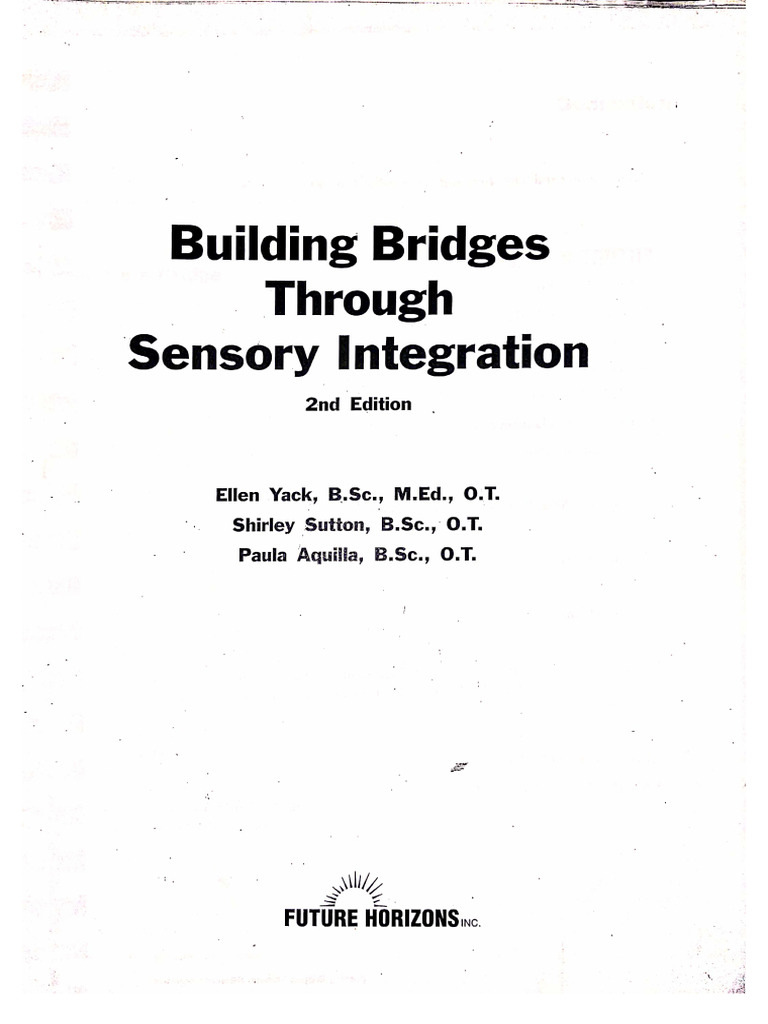 Building Bridges Through Sensory Integration. (RKN) | PDF