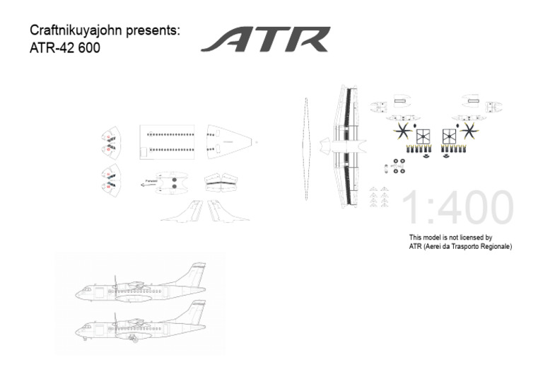 400scale ATR 42 White | PDF