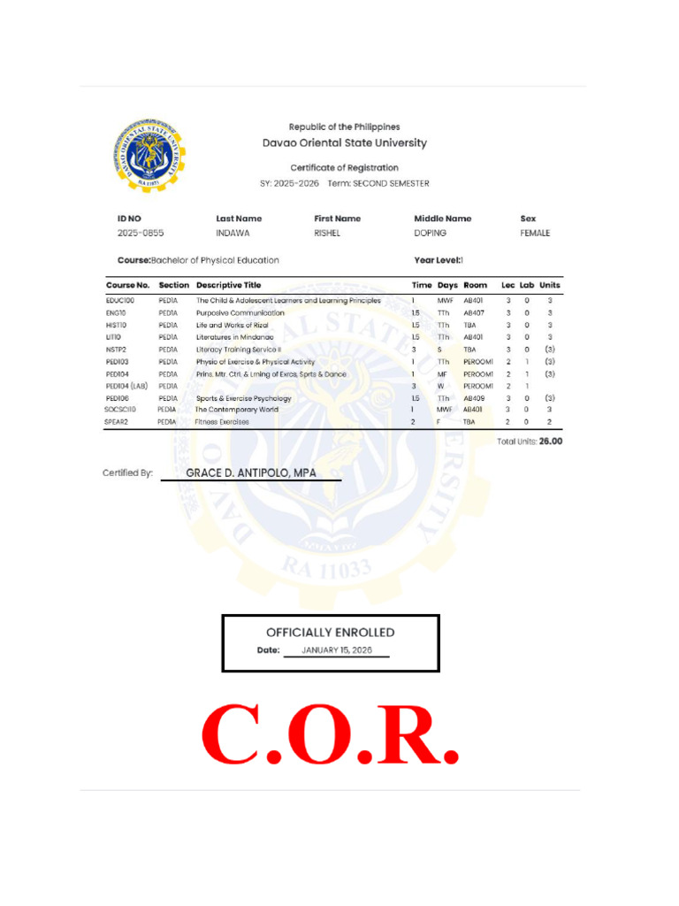 Cor | PDF