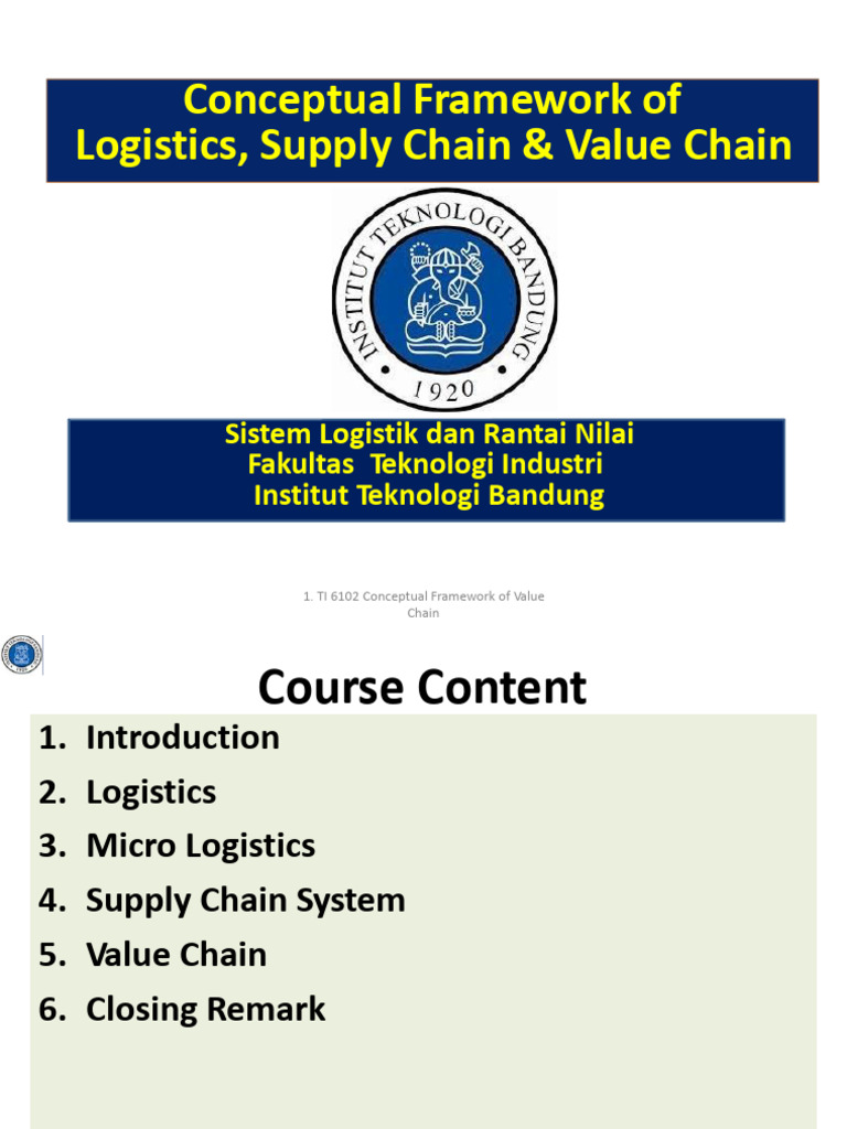 Conceptual Framework Value Chain-SNB - Kuliah2 | PDF | Service ...