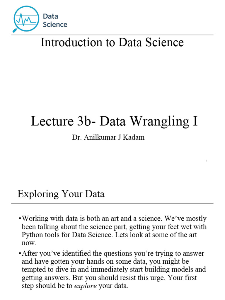Data Wrangling I | PDF | Quantile | Quartile
