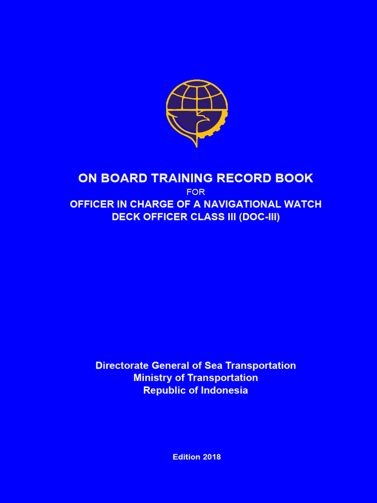 Ilide.info on Board Training Record Book Officer in Charge of a ...