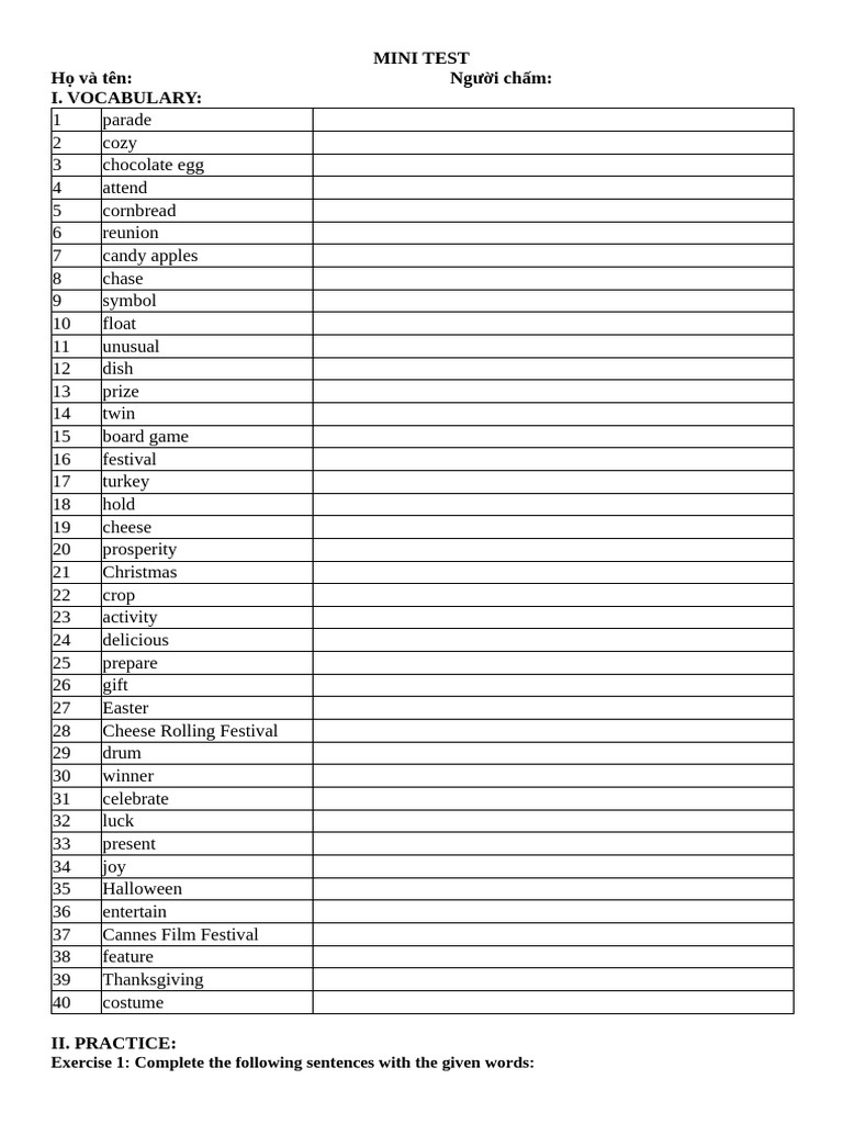 Mini Test (5.3) | PDF