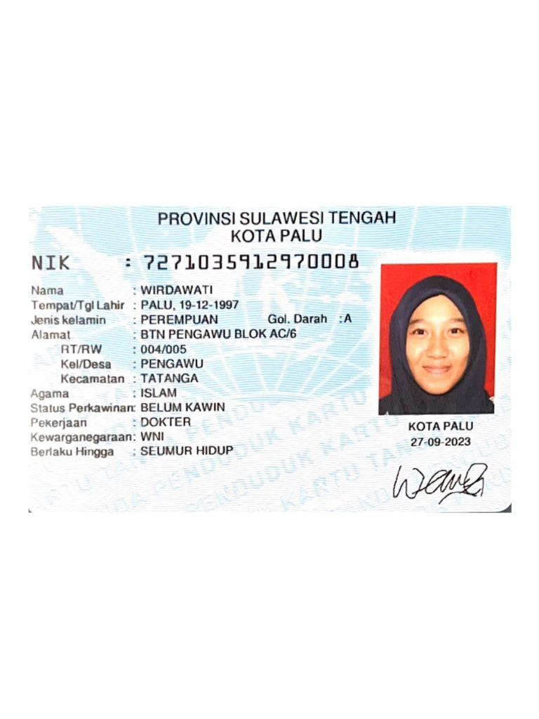 KTP Wirdawati | PDF