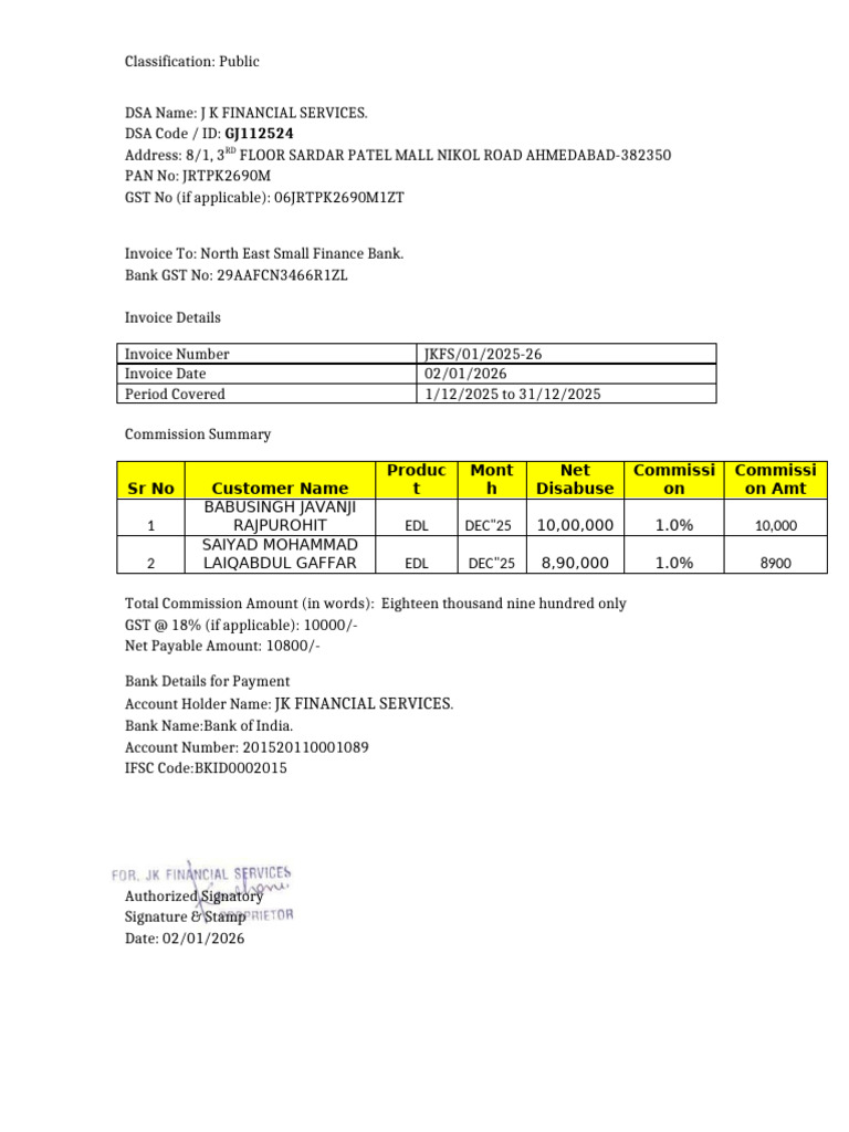 Slice Invoice | PDF