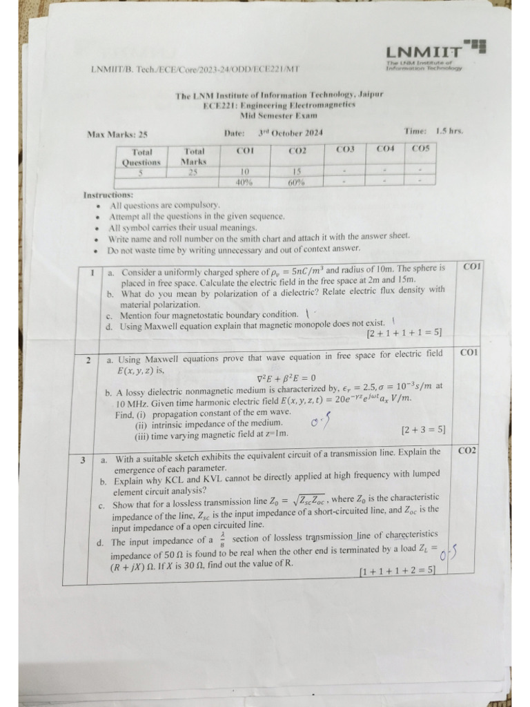 Ece 3rd Sem Paper | PDF