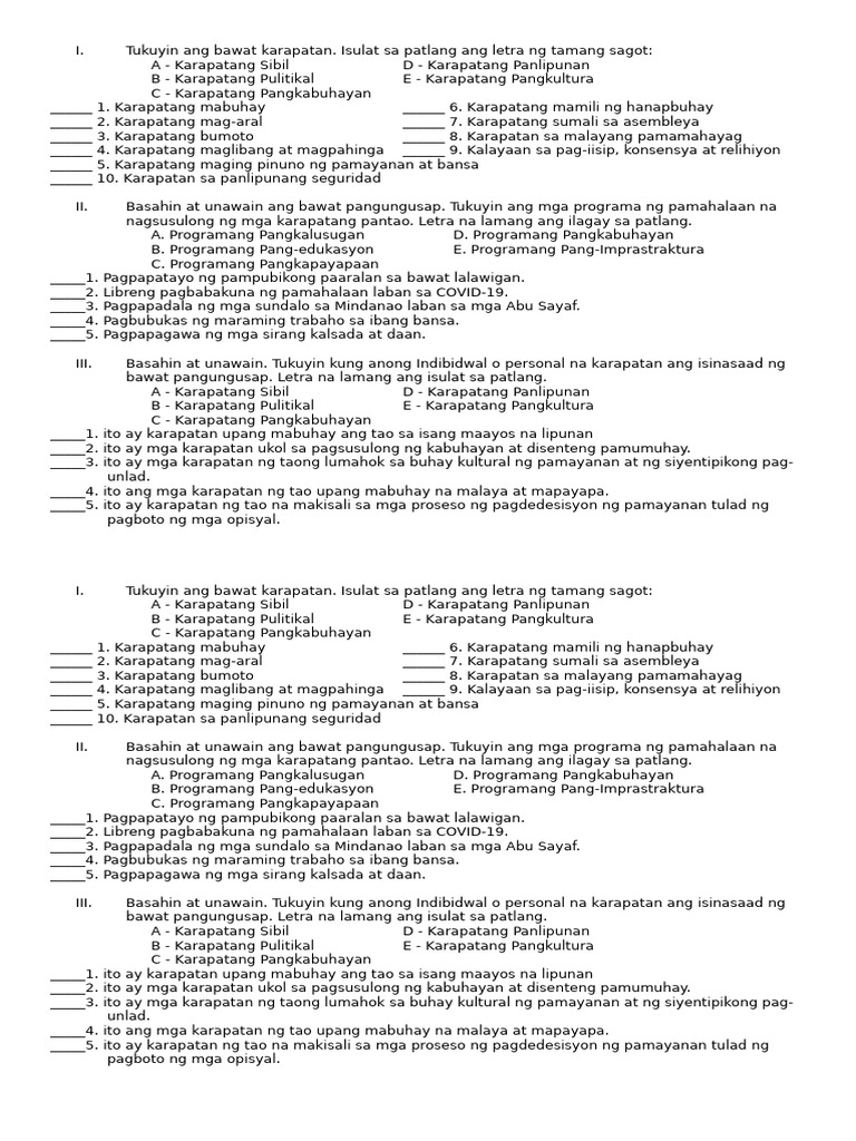 AP10 q4 Week 2 | PDF