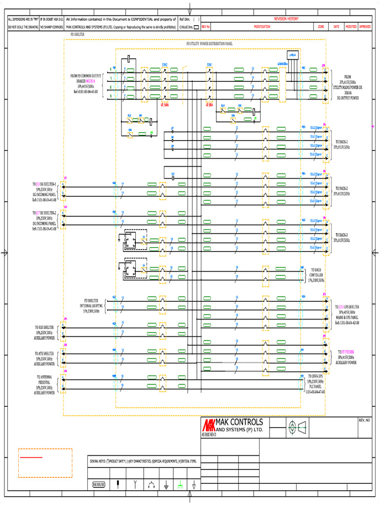PD Utility Panel Wiring Diagram (Id 200373) | PDF | Electrical ...