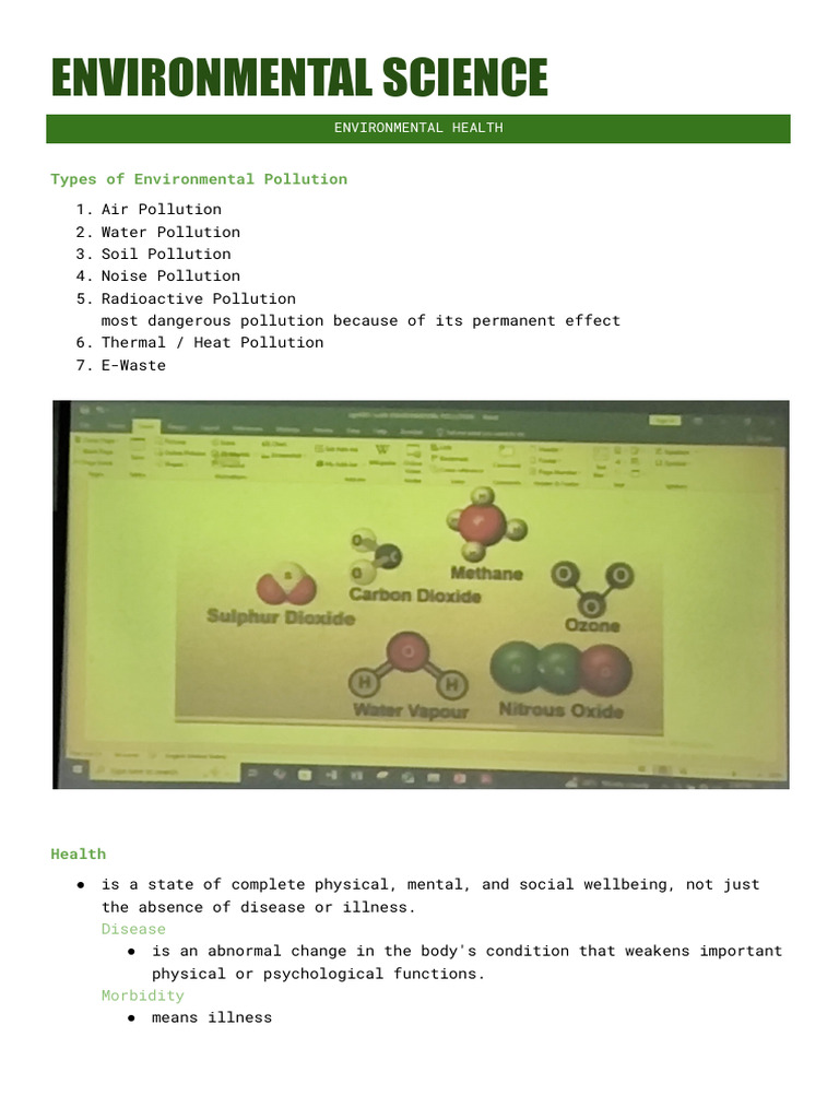 Environmental Science | PDF