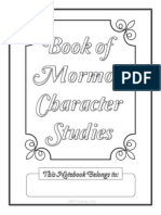 Book of Mormon Character Study Notebooking Pages
