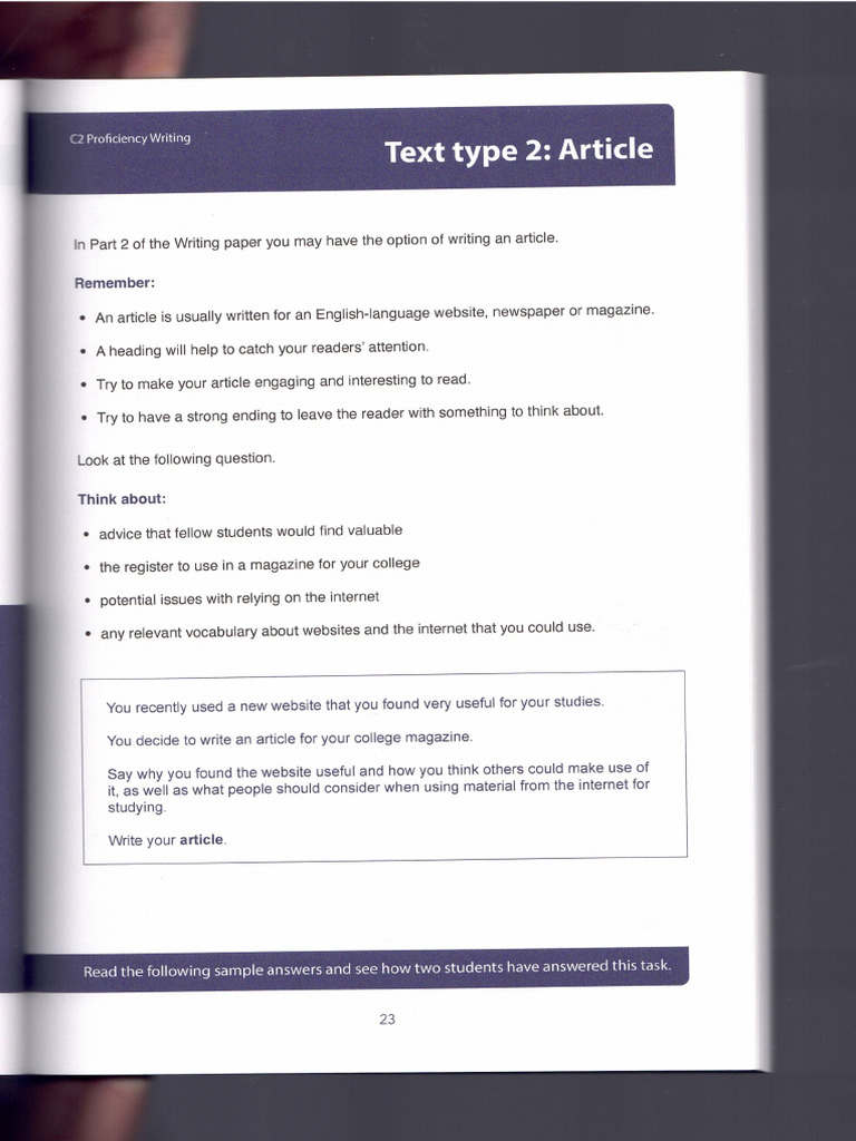 C2 Writing | PDF