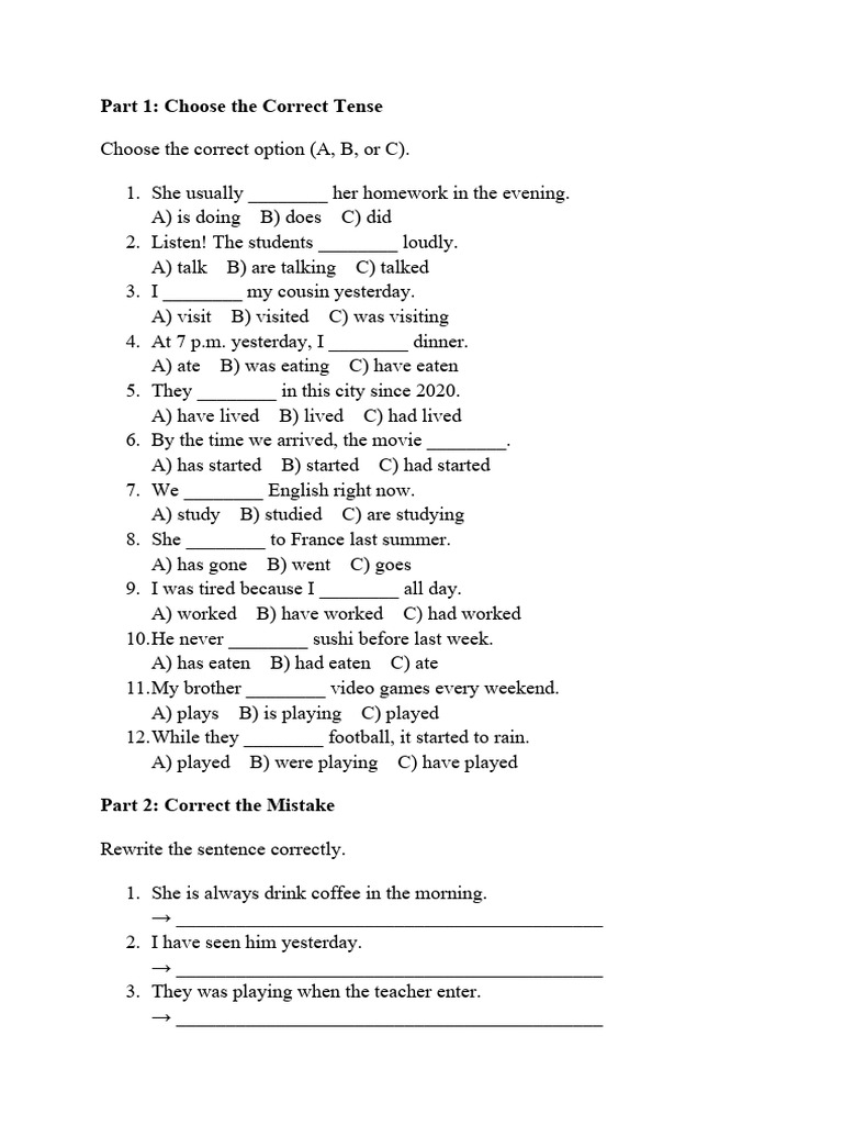 French Homework | PDF