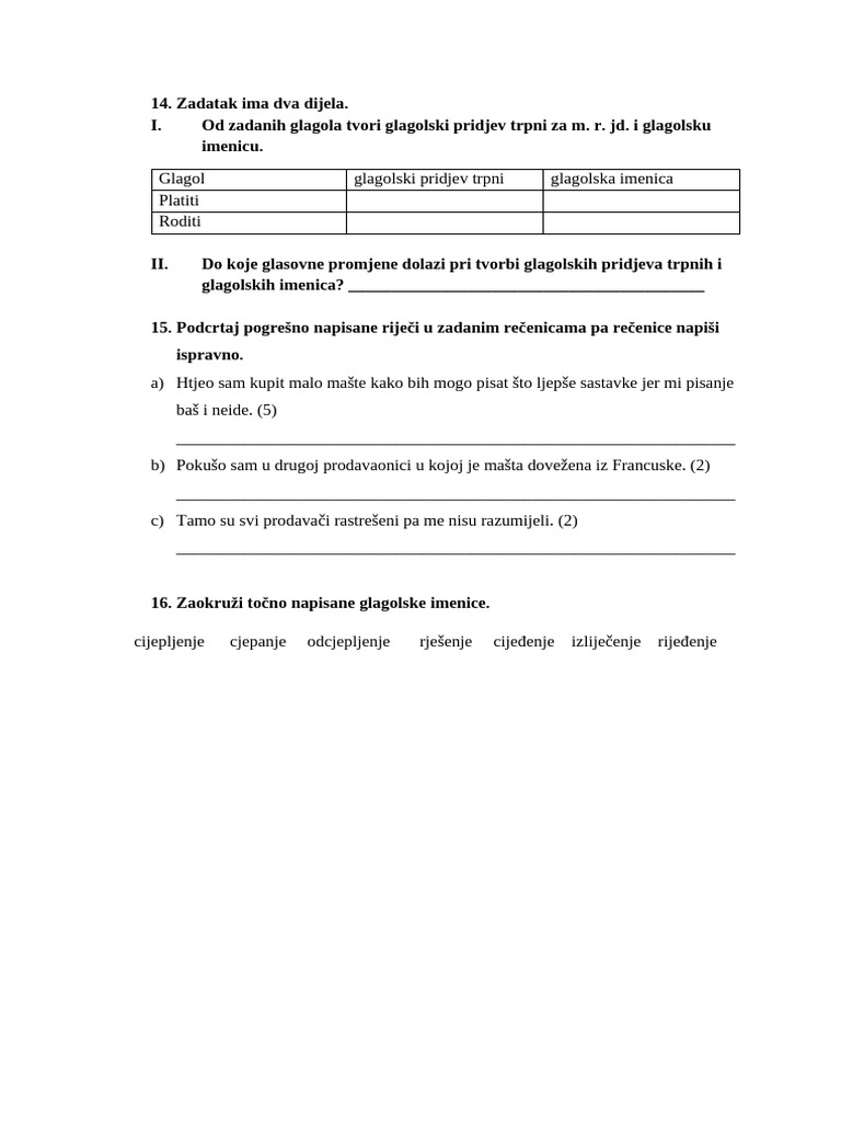 Domaća Zadaća | PDF
