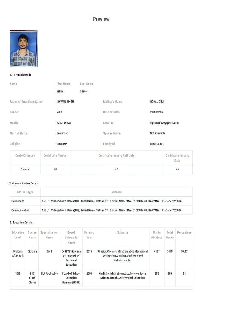 Profile | PDF