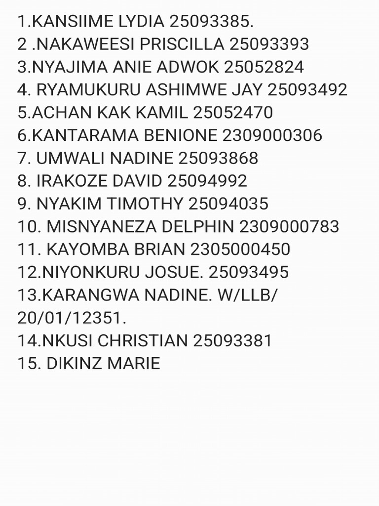 Names | PDF