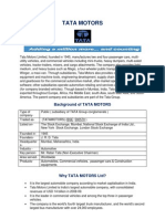 Tata Motors Analysis