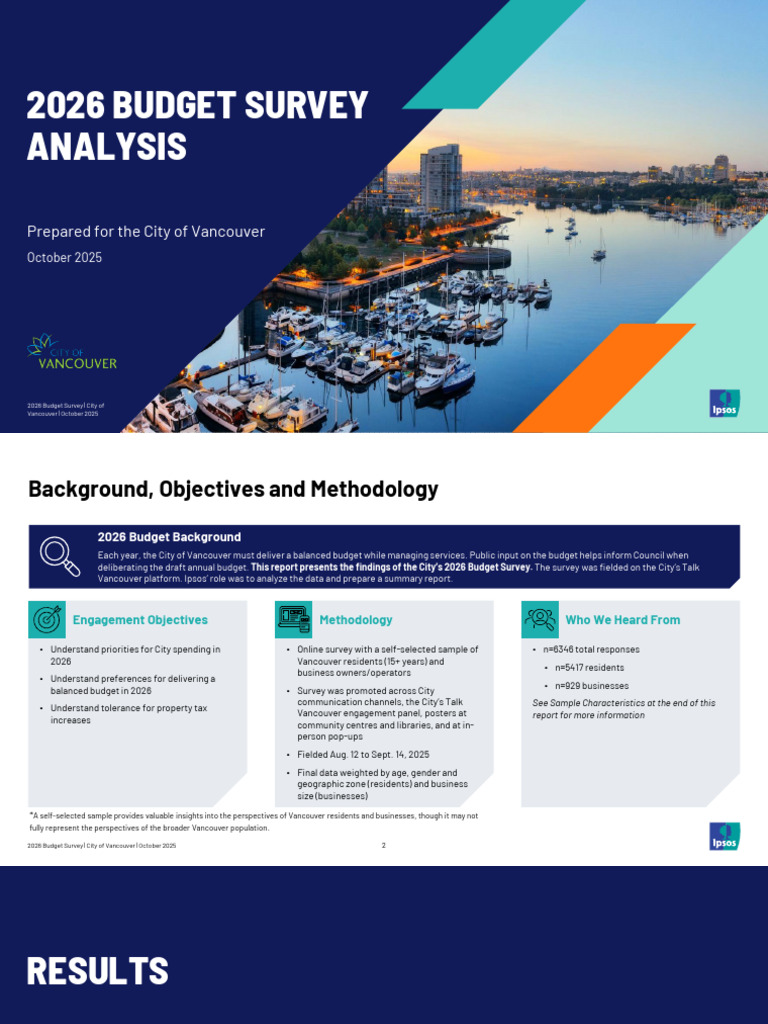 Appendix c 2026 Budget Engagement and Civic Satisfaction Survey Report ...