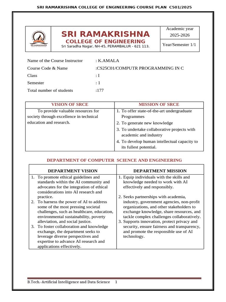 Course Plan - DL | PDF | Deep Learning | Artificial Intelligence