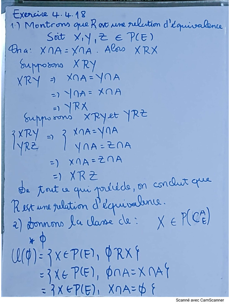 Correction Exercice 4.4.18 LTE | PDF