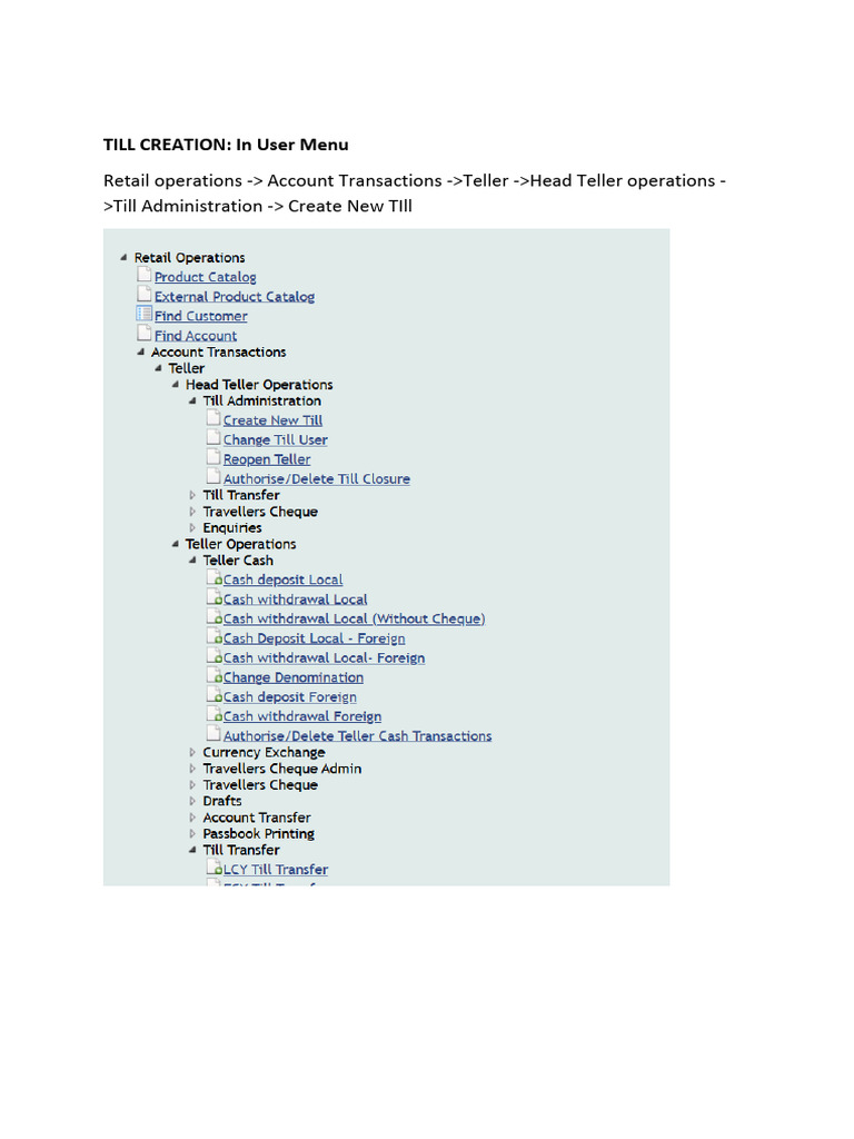 Teller Transactions | PDF