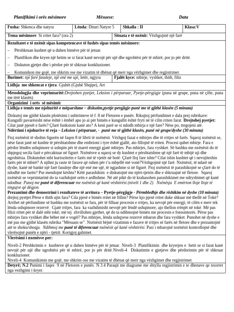 Ditari Java 2 Klasa 5 | PDF