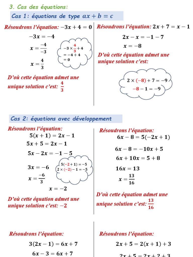 Equations (Suite) | PDF | Équations | Mathématiques