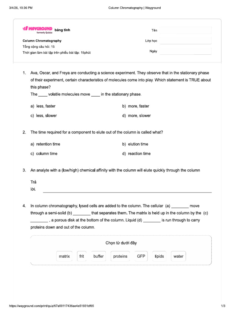 Column Chromatography | PDF