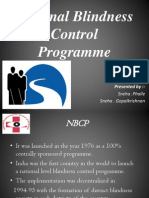 National Blindness Control Programme