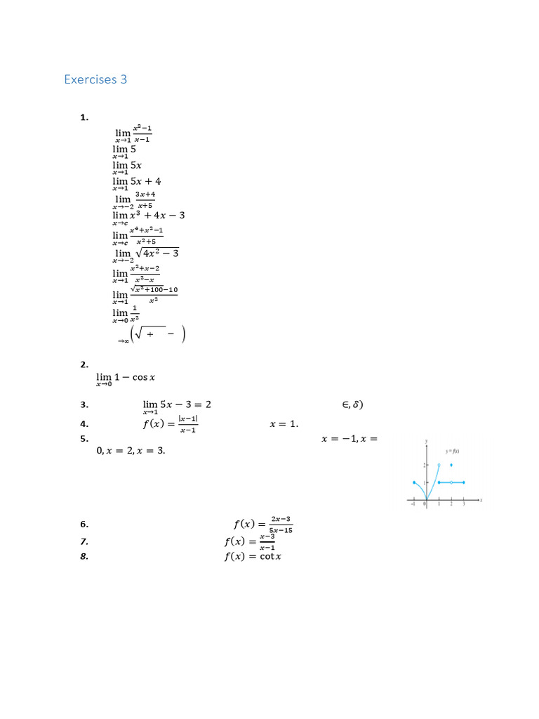 Exercises 3 | PDF