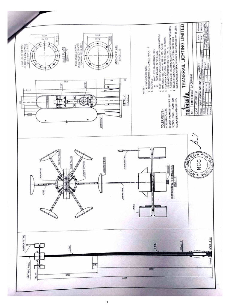 16 MTR HMT Drawing-1 | PDF