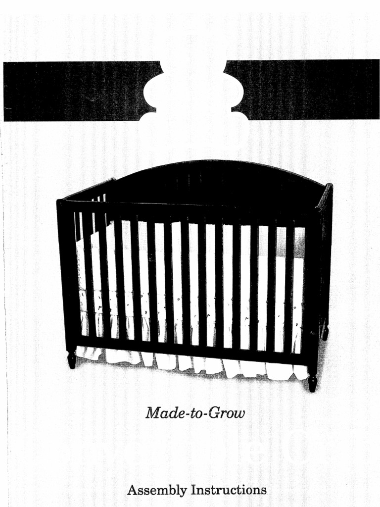 Carters Child of Mine MadeToGrow Convertible Crib Assembly