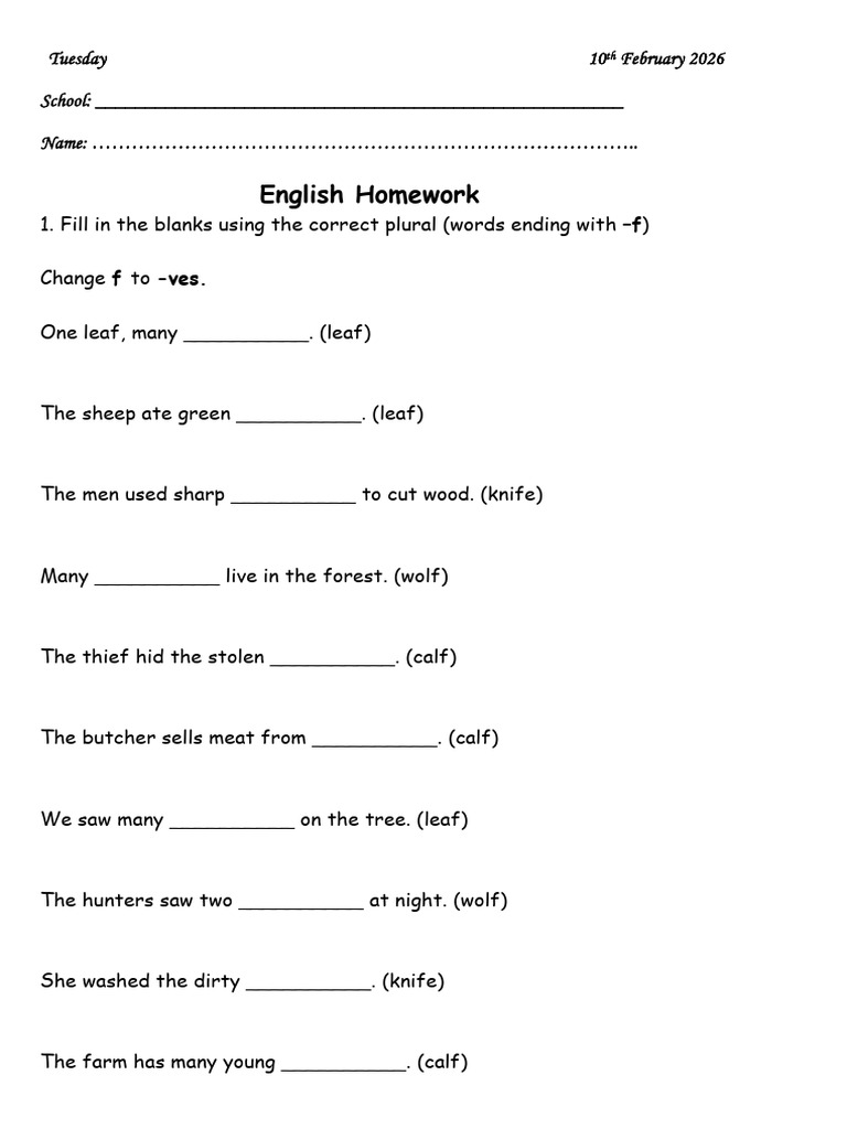 English Grade 2 Week 6 Lesson 2 | PDF