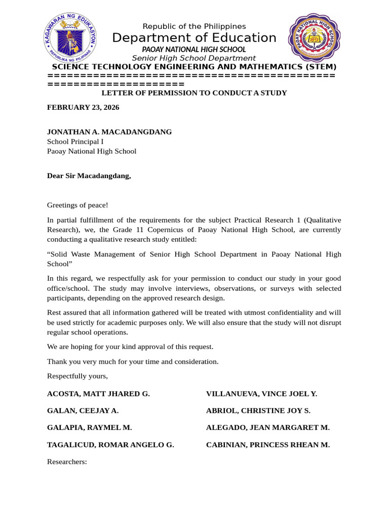 Letter Pr1 | PDF
