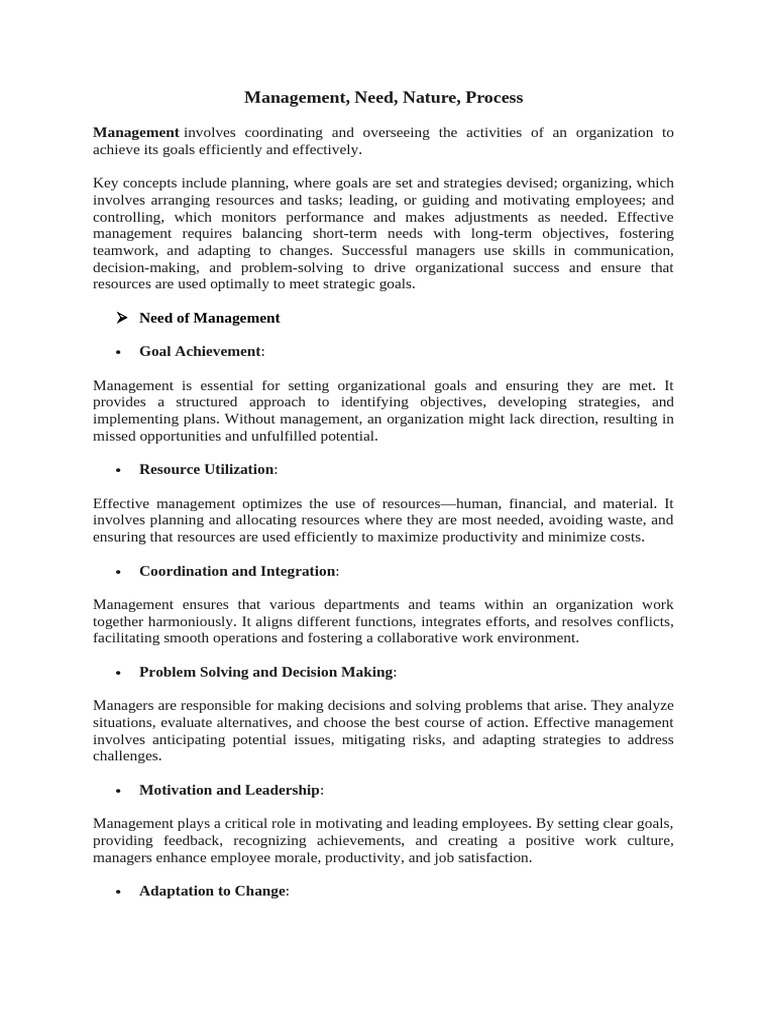 UNIT - 1 - MPOB | PDF | System | Bureaucracy