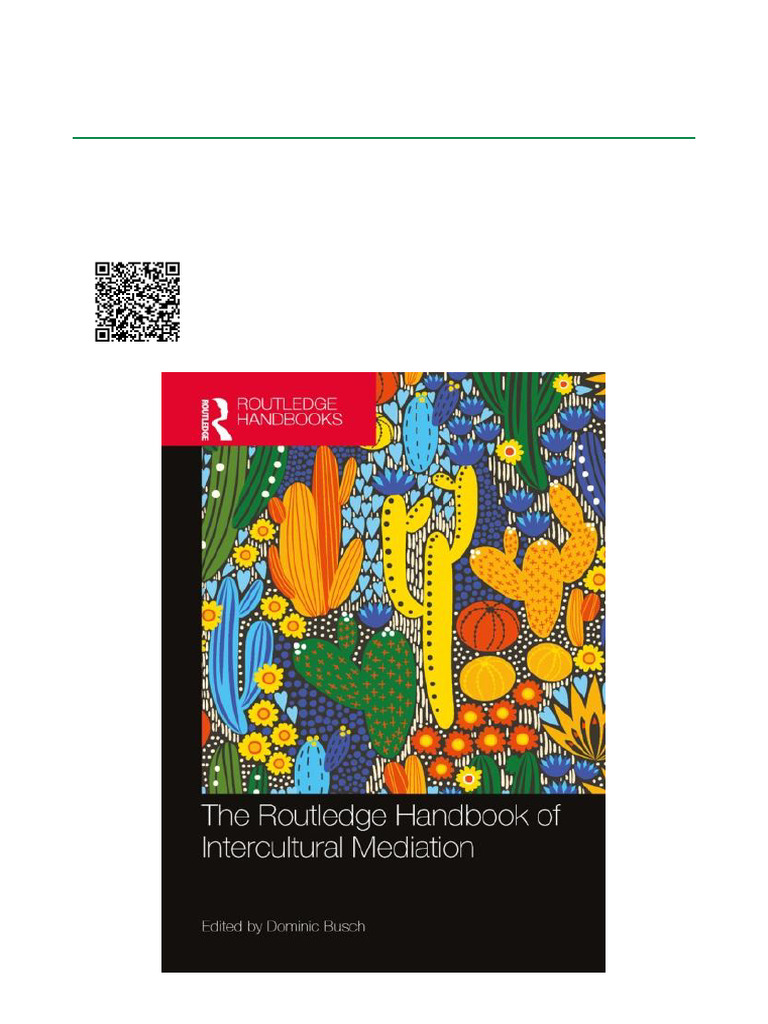 The Routledge Handbook of Intercultural Mediation, 1st Edition ISBN ...