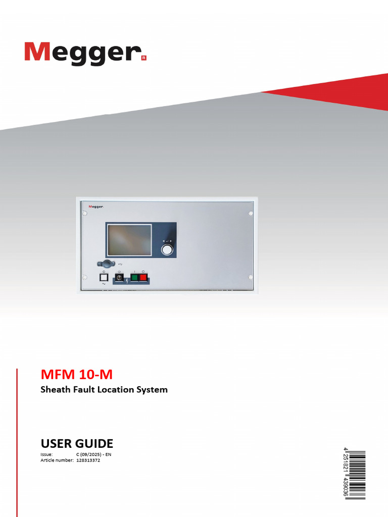 man_mfm_10_m_en | PDF | Safety | High Voltage Direct Current