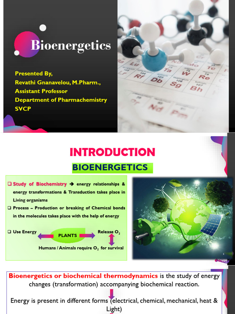 bioenergetics-220102055927 | PDF | Adenosine Triphosphate | Bioenergetics