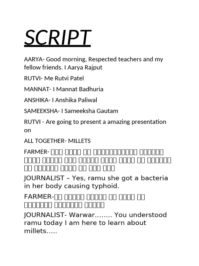 SCRIPT SST | PDF | Agriculture | Cereals