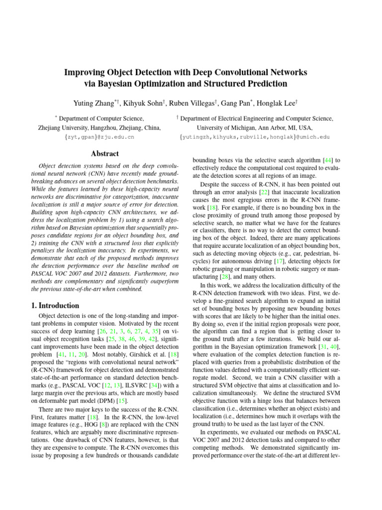 Improving Object Dedection With Deep Convolution Networks via Bayesian ...