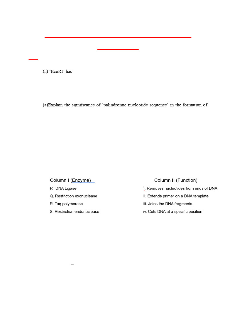 BIOTECH Assignment | PDF | Molecular Cloning | Vector (Molecular Biology)