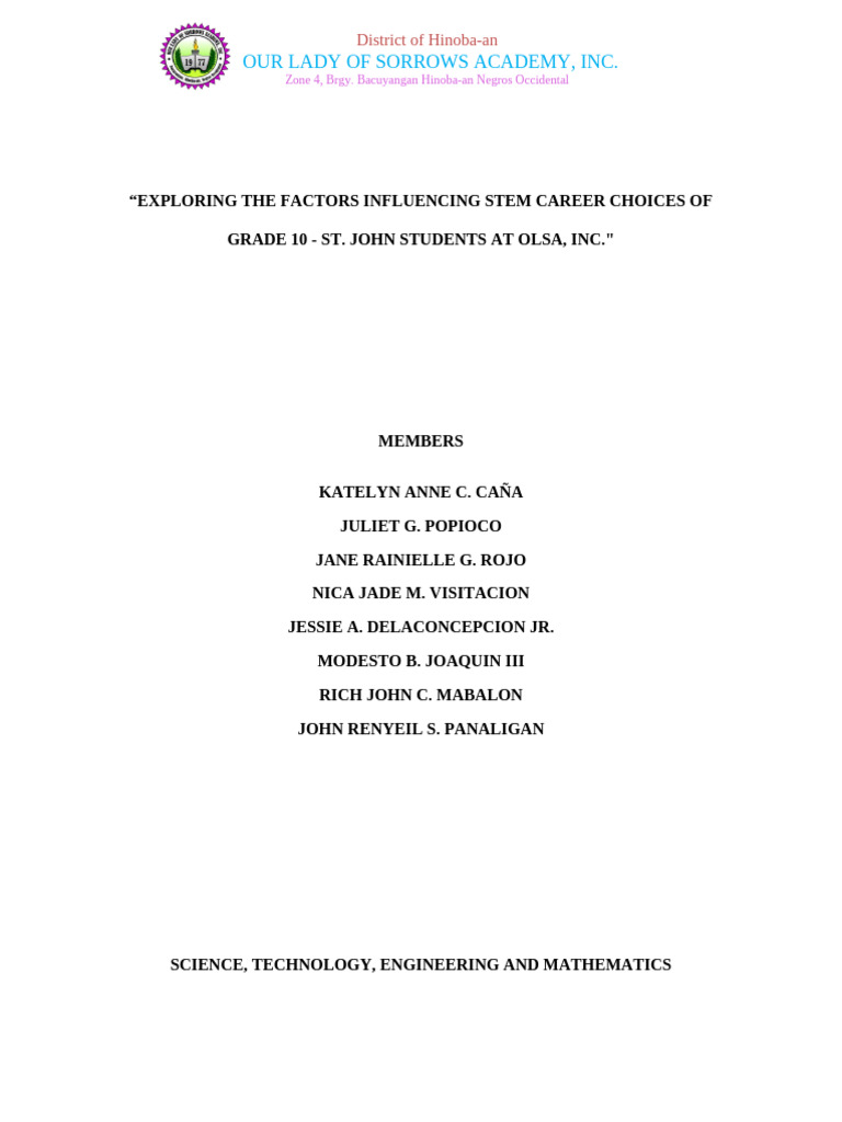 Practical Research 1 Group 1 Copy Copy 1 | PDF | Choice | Cognition