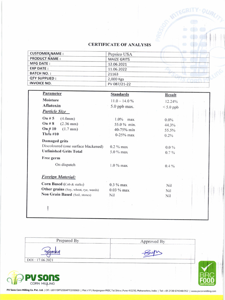 MSDS & Coa | PDF
