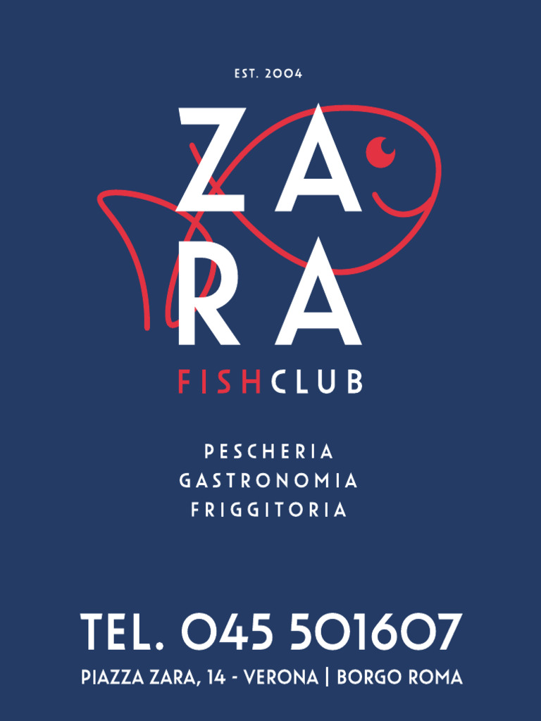 Zara Fish Club - Menu | PDF