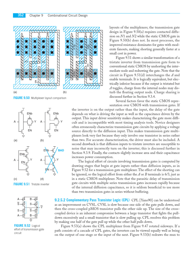multiplexer layout combinational vlsi | PDF | Logic Gate | Cmos