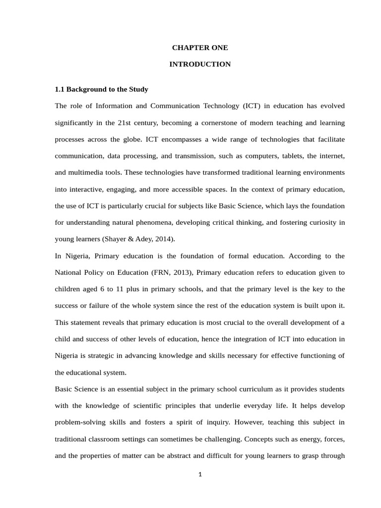 Ict and Basic Science | PDF | Educational Technology | Learning