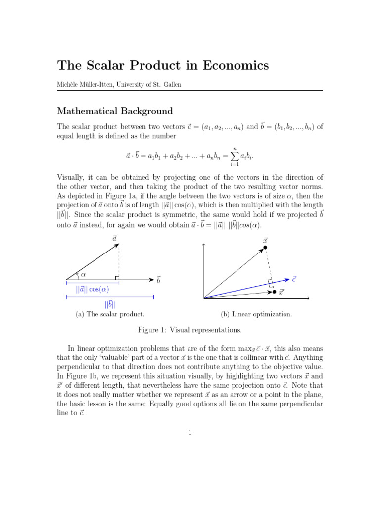 M3_02_scalarproduct | PDF | Euclidean Vector | Vector Space