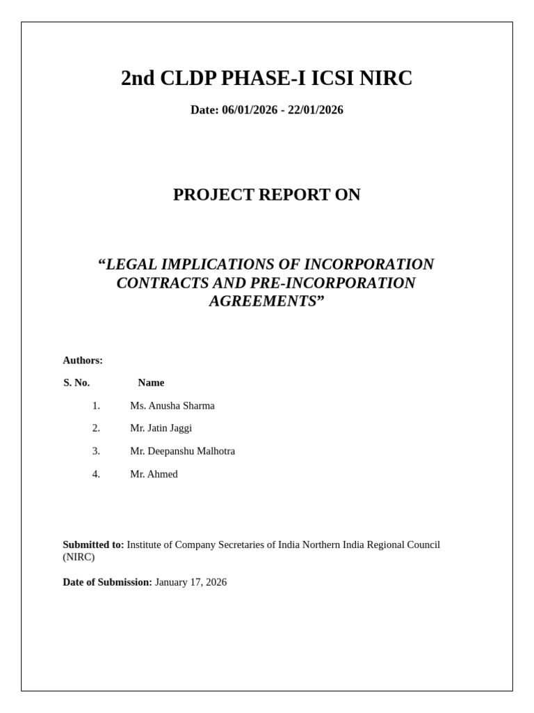 Project Report_ CLDP Phase I_Group D | PDF | Legal Remedy | Legal Liability