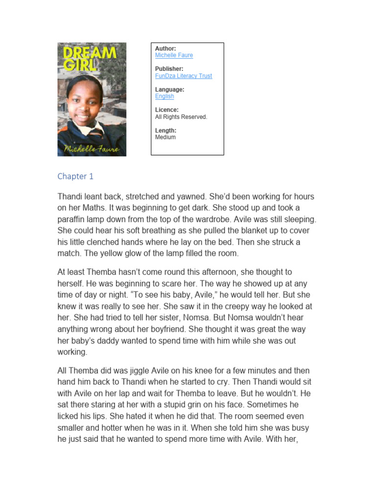 DREAMGIRL by Mitchelle Faure | PDF